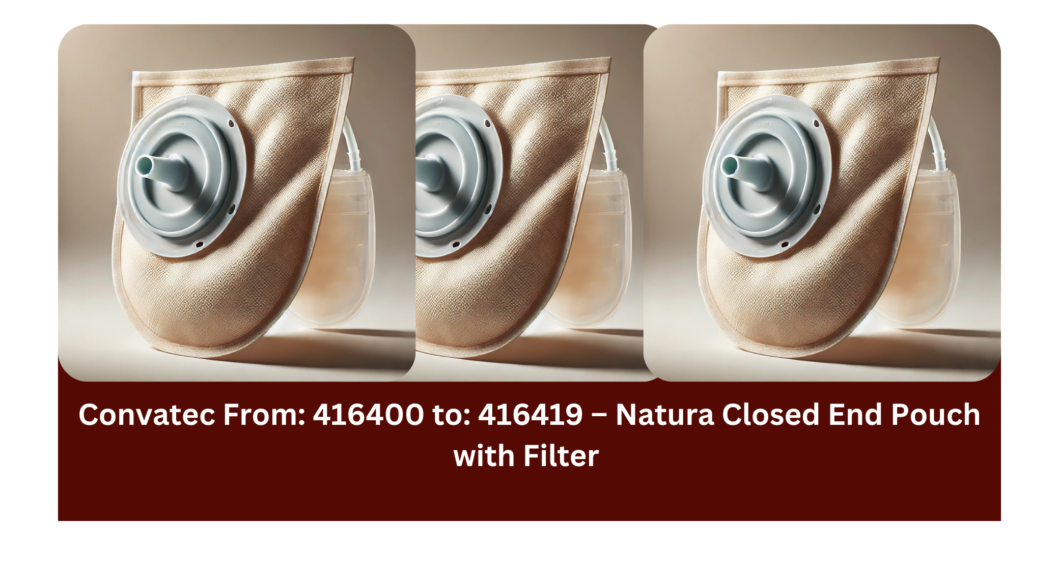 Convatec from 416400 to 416419 Natura Closing End Pouch with Filter